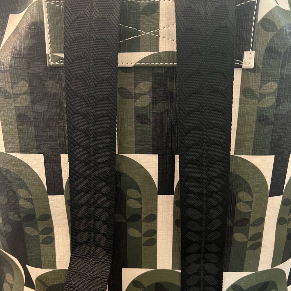 Orla Kiely Bestie Backpack Winter Forest NWOT